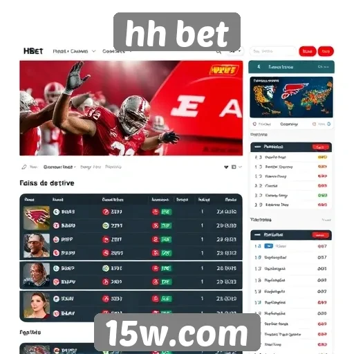 Funcionalidade de apostas ao vivo no HH Bet